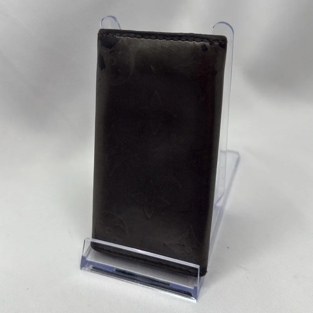 Louis Vuitton Key Holder Monogram Black Vernis Leather | Unisex | Pre-Owned |